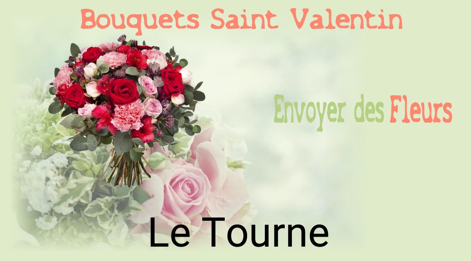 Roses de Saint-Valentin livrées à Le Tourne